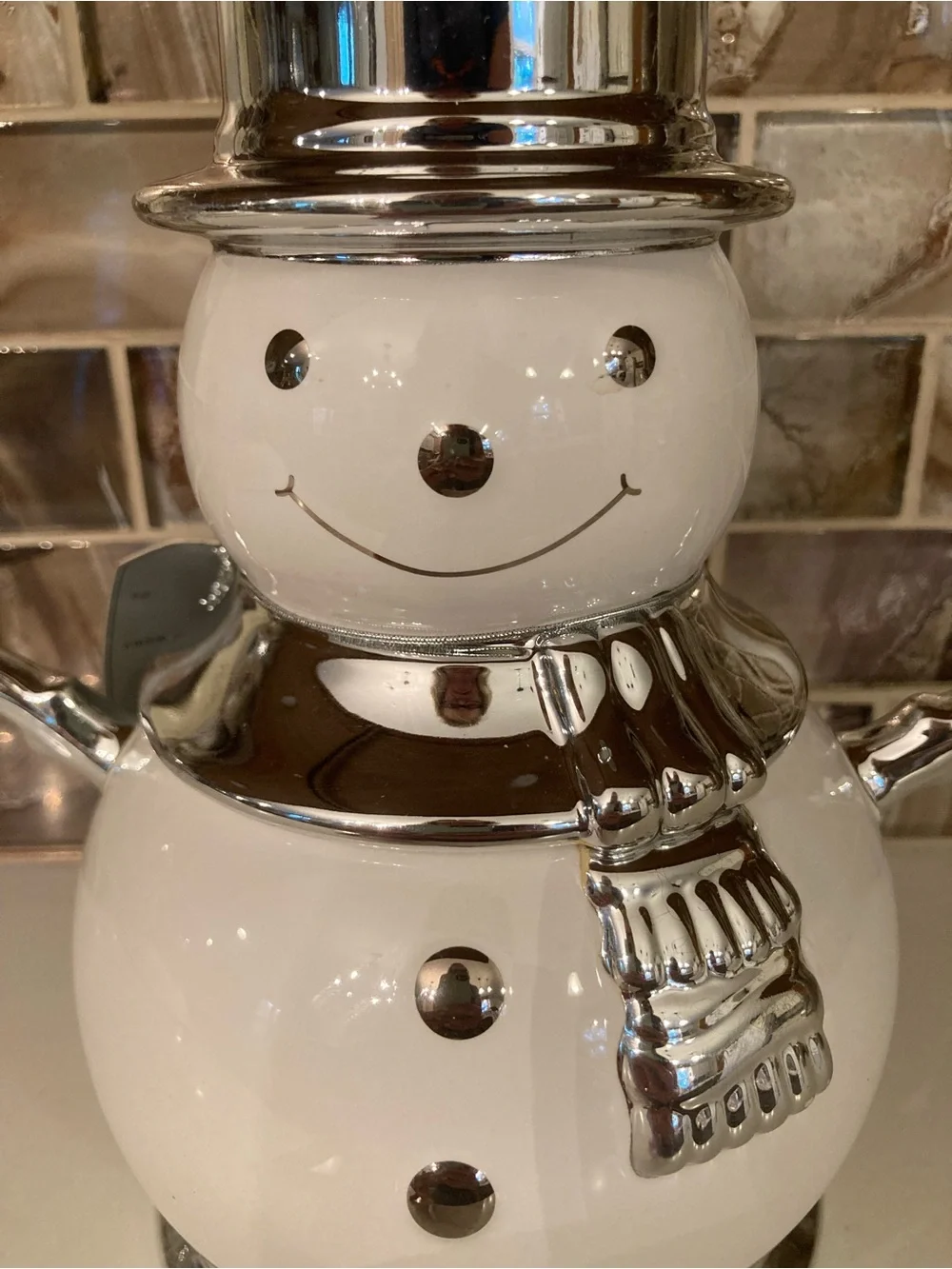 NWT Bath & Body Works 2008 Slatkin Snowman Candle